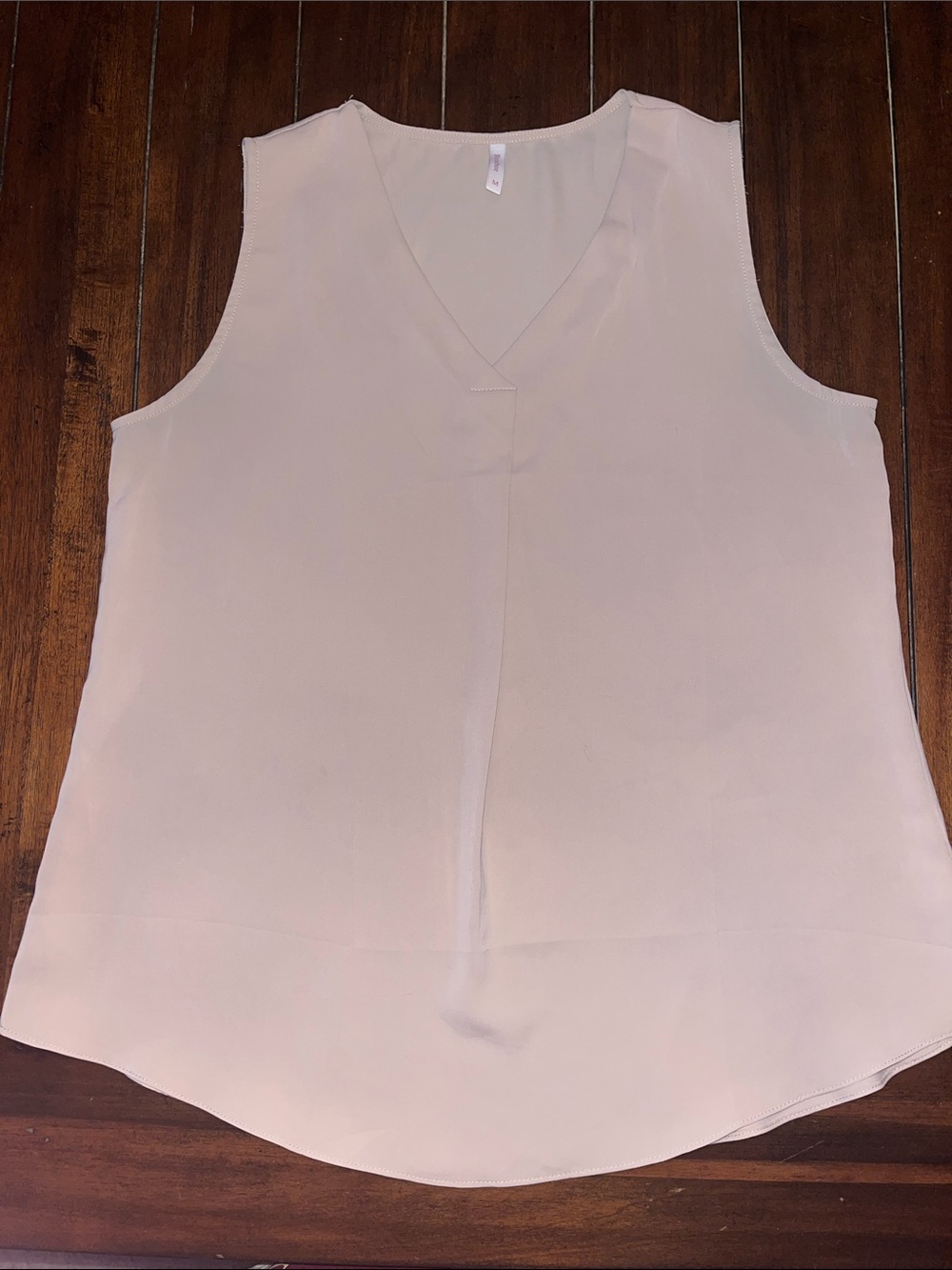 Women's V-Neck Sleeveless Tank tan